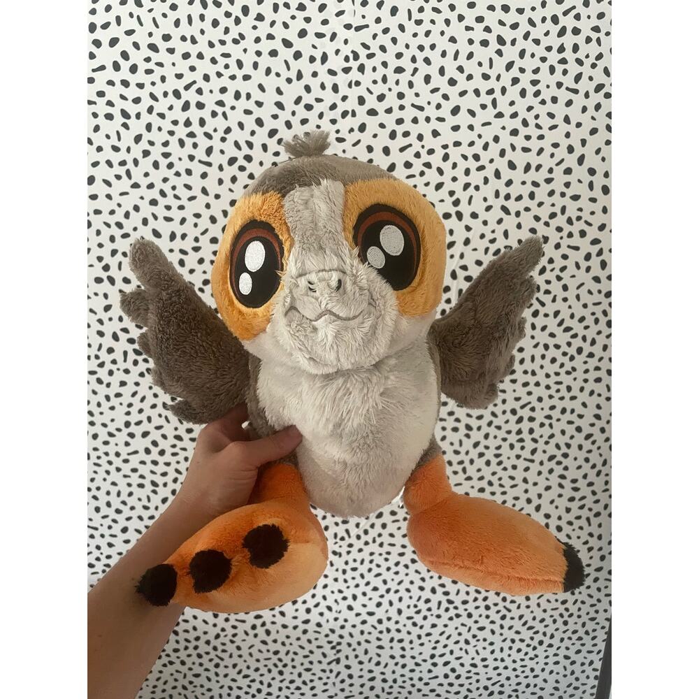 Porg stuff animal, Star Wars plush toy, Disney Porg